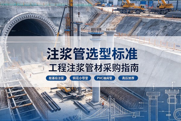 和布克赛尔注浆管选型标准