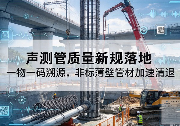 和布克赛尔声测管质量新规落地，一物一码溯源，非标薄壁管材加速清退