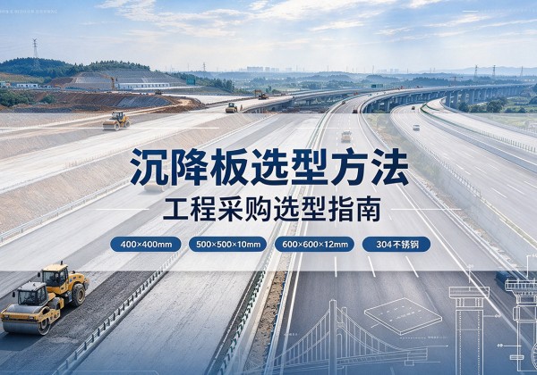 和布克赛尔沉降板选择方法